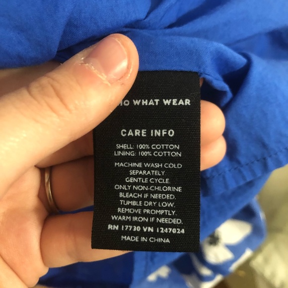 Beautiful 100% Cotton Who What Wear Dress - Picture 5 of 6